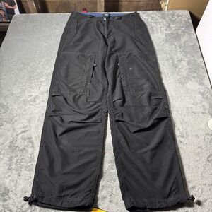 VTG Y2K Gap Mens Cargo Utility Wide Leg Adjustable Rave Pant Size XS 30x29